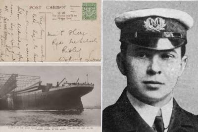 Titanic postcard signed ‘Love, Jack’ set to fetch more than $15K at auction - nypost.com - Ireland - county Phillips