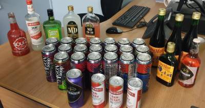 Haul of booze seized as Lanarkshire police crackdown on disorder - www.dailyrecord.co.uk