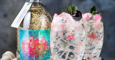 M&S are selling a light-up glittery gin globe which is Cherry Blossom flavour for spring - www.ok.co.uk