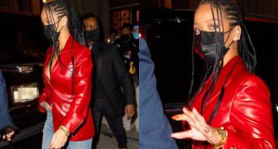 PHOTOS: Rihanna effortlessly combines style and comfort as she looks ravishing in red for a dinner night out - www.pinkvilla.com - New York - New York