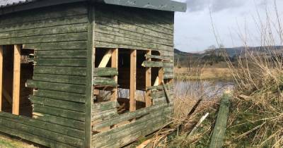 Vandals trash peaceful bird watching spot on scenic Scots nature reserve - www.dailyrecord.co.uk - Scotland