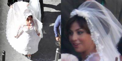 Lady Gaga Wears Wedding Gown for 'House of Gucci' Scene! - www.justjared.com - Italy