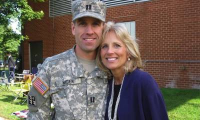 First Lady Dr. Jill Biden honors late stepson Beau Biden with her jewelry - us.hola.com