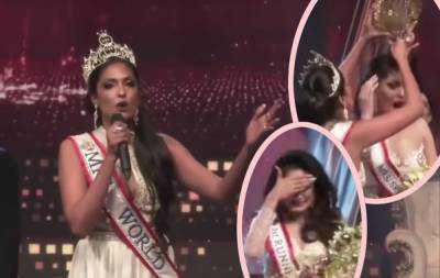 Mrs. World ARRESTED After Snatching Crown From Contestant's Head! - perezhilton.com - Sri Lanka