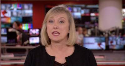 BBC news presenter changes into black outfit to announce Prince Philip's death on air - www.ok.co.uk