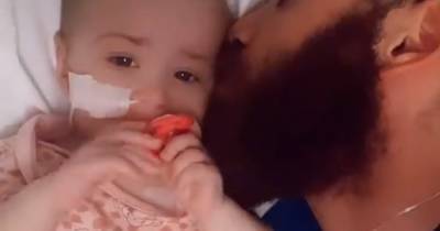 Ashley Cain's heartbreak as he kisses daughter and tells her it's her last night in hospital before bringing her home - www.ok.co.uk - Singapore