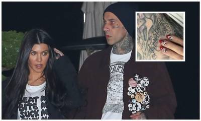 Travis Barker got Kourtney Kardashian’s name tattooed on his chest! - us.hola.com - Los Angeles