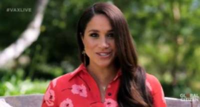 Meghan Markle wears symbolic woman power necklace in honour of future daughter for Vax Live appearance - www.pinkvilla.com - California