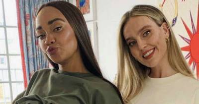 Pregnant Little Mix stars Perrie Edwards and Leigh-Anne Pinnock cradle matching bumps in new picture - www.msn.com