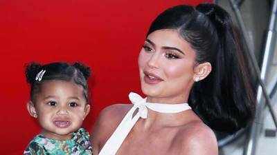Kylie Jenner Daughter Stormi, 3, Twin In Striped Swimsuits For Cute Mother’s Day Post - hollywoodlife.com