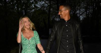 Helen Flanagan lovingly smiles at fiancé Scott Sinclair as pair enjoy date night after welcoming third child - www.ok.co.uk