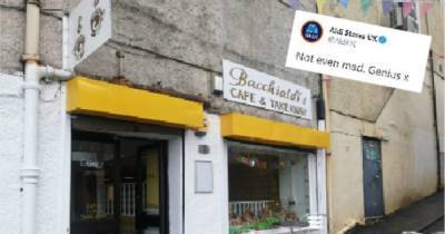 Airdrie's Bacchialdi's Cafe becomes viral hit thanks to its name - www.dailyrecord.co.uk - Italy - Germany