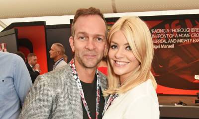 Holly Willoughby cuddles up to husband Dan Baldwin on lunch date in rare photo - hellomagazine.com - London