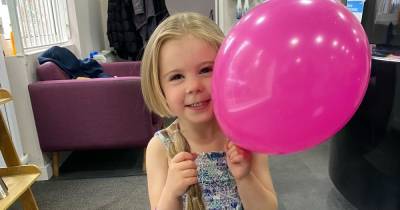 Brave Wythenshawe four-year-old loses 15 inches of hair - all to help children with cancer - www.manchestereveningnews.co.uk