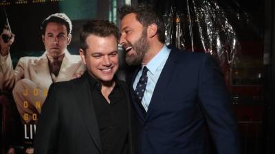 Matt Damon Reacts to Ben Affleck Hanging Out With Ex Jennifer Lopez - www.etonline.com - county Guthrie