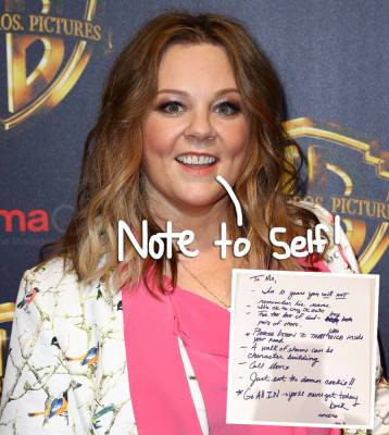 Melissa McCarthy Shares Incredible Advice Written To Herself 'Years Ago' -- Read Her Message! - perezhilton.com
