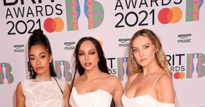 Little Mix fans gush over their 'angelic' matching white gowns as Perrie and Leigh-Anne cradle baby bumps - www.ok.co.uk - Britain - Scotland