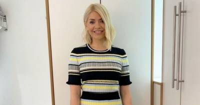 Holly Willoughby wows as she shows off tiny waist in knitted co-ord on This Morning - www.ok.co.uk