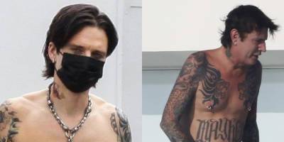 Sebastian Stan's Shirtless Torso Is Tattooed to Look Identical to Tommy Lee's Body! - www.justjared.com - Los Angeles