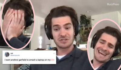Watch Andrew Garfield HYSTERICALLY React To Thirst Tweets About Him! - perezhilton.com
