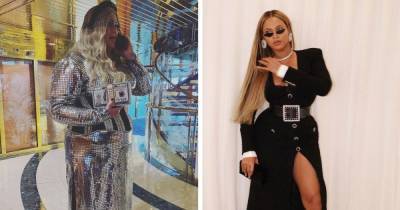 Is Beyonce taking style tips from Gemma Collins? Stars dare to bare with thigh high slit dresses and we’re obsessed - www.ok.co.uk
