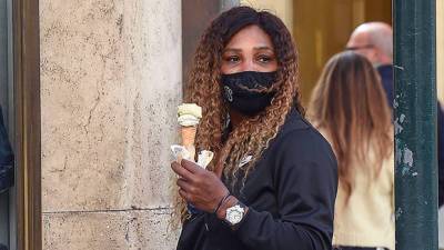 Serena Williams Daughter Olympia, 3, Chow Down On Gelato Hold Hands During Stroll In Rome - hollywoodlife.com - Italy - Rome