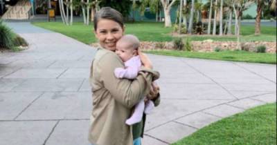 Chandler Powell - Grace Warrior - Bindi Irwin reveals newborn daughter 'loves afternoon walks' in the zoo - msn.com - Australia - county Irwin - city Powell, county Irwin