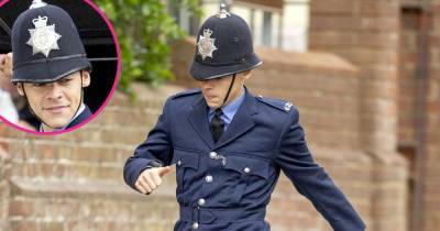 Harry Styles Transforms Into a ‘50s Cop While Filming ‘My Policeman’ — and Twitter Is in Love - www.usmagazine.com