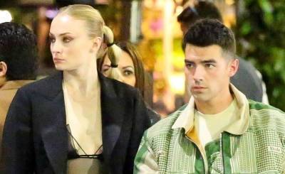 Sophie Turner Wears a Sexy Chic Outfit for Dinner Date with Joe Jonas - www.justjared.com - Italy - Beverly Hills