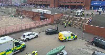 Ambulance crew race to Ibrox medical incident amid title celebrations - www.dailyrecord.co.uk