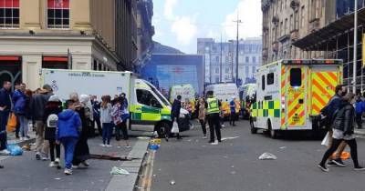 Emergency services race to ongoing incident on Queen Street near George Square - www.dailyrecord.co.uk - Scotland