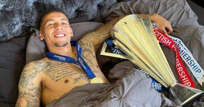 James Tavernier shares Rangers title party morning after snap as he wakes up with Premiership trophy - www.dailyrecord.co.uk