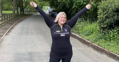 Gemma Collins vows to be 'fine tuned machine' as she goes running in skin-tight black outfit - www.ok.co.uk