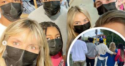 Heidi Klum shares two heartwarming group photos with her children - www.msn.com - Los Angeles