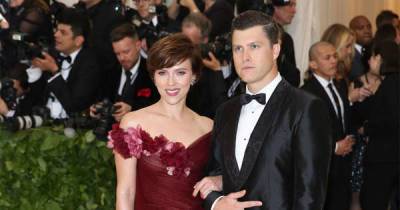 Scarlett Johansson gets slimed by husband Colin Jost during MTV Movie and TV Awards speech - www.msn.com