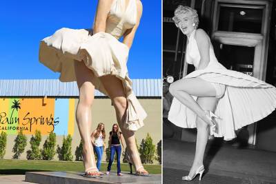 Giant Marilyn Monroe statue’s backside sparks backlash in Palm Springs - nypost.com - California - city Palm Springs