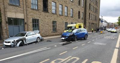 Road closed after four-vehicle crash in Rawtenstall - www.manchestereveningnews.co.uk