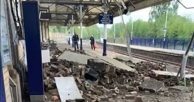 Major disruption affecting Manchester trains after Northwich station roof collapses onto platform - www.manchestereveningnews.co.uk - Manchester - county Chester