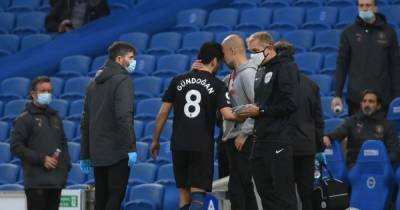 Pep Guardiola issues Ilkay Gundogan injury update after Man City substitution vs Brighton - www.manchestereveningnews.co.uk - Manchester