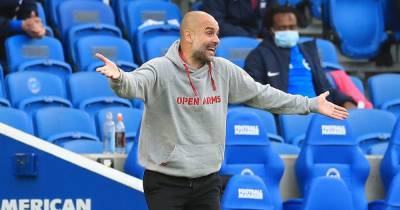 Man City boss Pep Guardiola reacts to Cancelo red card - www.manchestereveningnews.co.uk - Manchester - Germany - city Brighton