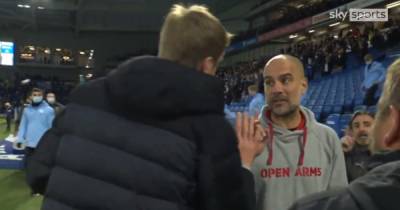 Phil Foden - Graham Potter - Graham Potter apologises to Pep Guardiola and Man City for moment in Brighton match - manchestereveningnews.co.uk - Manchester - city Brighton