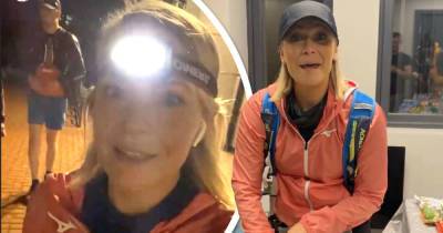 Suzanne Shaw shares updates from her ultra marathon on social media - www.msn.com