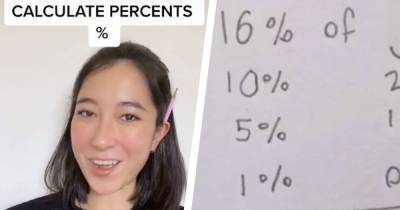 Woman blows people's minds after sharing simple method to calculate any percentage - www.manchestereveningnews.co.uk
