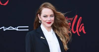Emma Stone Looks Ridiculously Chic in Cruella-Inspired Pantsuit at 1st Red Carpet Since Giving Birth: Pics - www.usmagazine.com