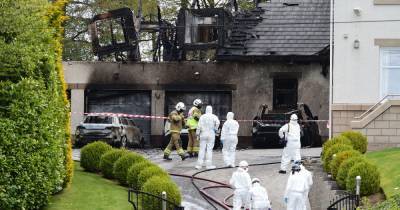 CCTV before blaze at Celtic chief Peter Lawwell’s home shows thug seen 'pouring accelerant on cars' - www.dailyrecord.co.uk