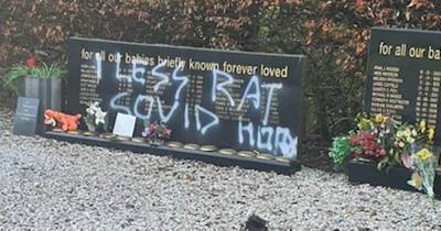 Ian Stewart - Sick graffiti at baby memorial 'stirred up a lot of pain' for devastated dad of stillborn son - dailyrecord.co.uk