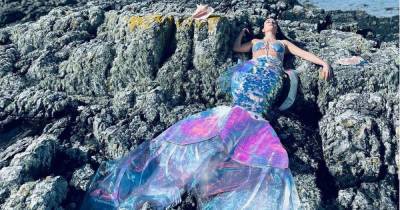 Scots real-life mermaid swims on back through wild lochs with homemade tail - www.dailyrecord.co.uk - Scotland