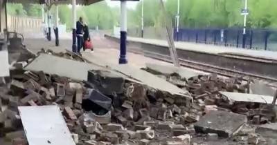 Northwich train station reopens two days after building collapsed onto platform - www.manchestereveningnews.co.uk