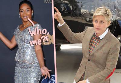 Tiffany Haddish Addresses Rumors She's Taking Over Full-Time For Ellen DeGeneres, And... - perezhilton.com