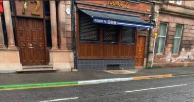 Brian Matthews' Rangers bar targeted with Celtic graffiti days after opening - www.dailyrecord.co.uk